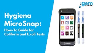 Hygiena MicroSnap  How To Guide for Coliform amp Ecoli Tests [upl. by Eart]