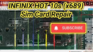 INFINIX HOT 10s x689 Sim Card Repair Solution Diagram [upl. by Adolphe]