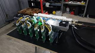 Antminer S9 Silent Cooling 34 Ths [upl. by Neirbo467]