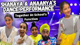 Shanaya amp Anaanya’s Dance Performance Together At School’s Function  RS 1313 VLOGS [upl. by Cavil378]