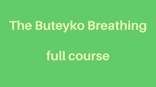 Breathwork Buteyko Breathing Lesson 7 Diary of the practice [upl. by Honna]