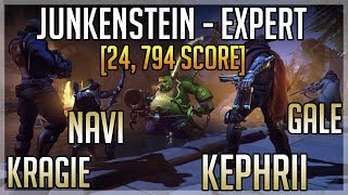 NEW SKINS amp JUNKENSTEIN ON EXPERT Ft Gale Navi Kragie [upl. by Euqinay274]