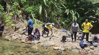 BEAUTIFUL EXPERIENCE AT MATELOT WATERFALL TRINIDAD 🇹🇹 [upl. by Ynaffat]