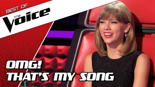 TOP 10  BEST TAYLOR SWIFT covers in The Voice [upl. by Ahtelrac]