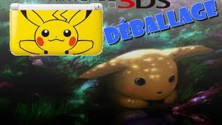 Unboxing 3DS XL Pikachu déballée par Pikachu  Donwar [upl. by Nnaira]