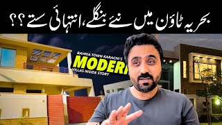 Bahria Town Karachi Main New Villas Intehai Sastay  Inside Story Of Modern Villas In Btk [upl. by Starlene]