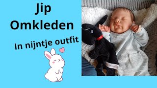 Jip omkleden in Nijntje outfit reborn nijntje [upl. by Airpal]