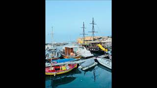 kyrenia Harbour ampthe place to visit around North Cyprus 🇹🇷🇹🇷 [upl. by Bellda]