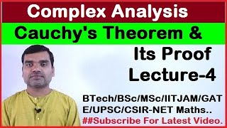 Complex Analysis  Cauchys Theorem Proof in HindiLecture4 [upl. by Swaine]