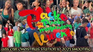 PASKO ANG PINAKAMAGANDANG KWENTO ABSCBN STATION ID 2023 SHOOTING [upl. by Naesed]