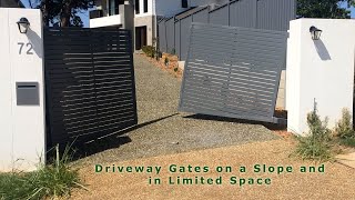 Cool ideas for Gates on Challenging Driveways [upl. by Latsyrk]