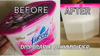 Anti  mold and bad odor  Dehumidifier  Before and after [upl. by Brnaba942]