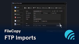 FileCopy Importing Files From FTP [upl. by Nosnaj]