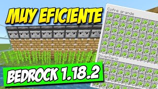 👉NUEVA GRANJA de CAÑA de AZUCAR BEDROCK 119  Minecraft PE  GRANJA Minecraft BEDROCK 119 [upl. by Ilana891]