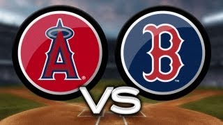 6913 Homers back Dempster as Red Sox drop Angels [upl. by Karon]