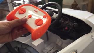 Tutorial sincronizar y configurar funcionamiento mando control remoto RC Mercedes S63 AMG 12v niños [upl. by Ettezus]