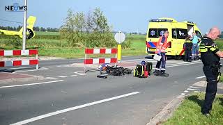 Fietser 88 zwaargewond na aanrijding met vrachtwagen [upl. by Siegel32]