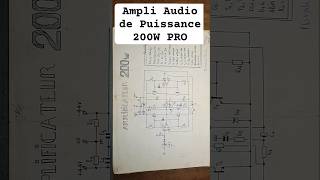 Amplificateur Audio HIFI de Puissance 200W A Transistor et TDA2030 JRC4558 correcteur de Tonalité [upl. by Aicemak]