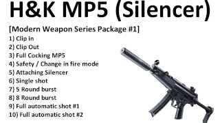 Royalty Free  HampK MP5 Silencer  Sound Effects  HQ [upl. by Etnomal600]