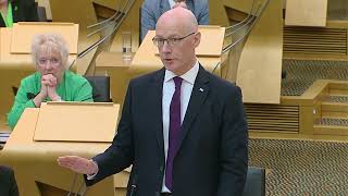 John Swinney rips into Alister Jack over plans for new Scottish nuclear plant [upl. by Aivila]