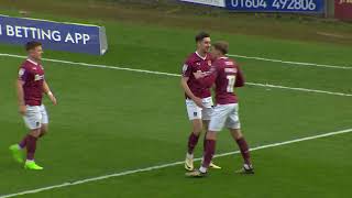 Northampton Town v Carlisle United highlights [upl. by Aihtnic]