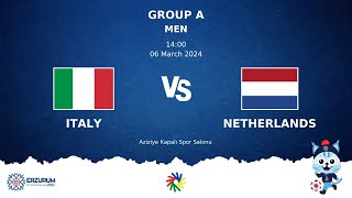 ITALY vs NETHERLANDS  Futsal DEAFLYMPICS ERZURUM 2024  Men Group Stage [upl. by Townie]