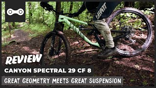 Review  Canyon Spectral 29 CF 8  Great geometry meets great suspension [upl. by Dasie999]