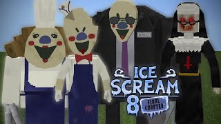 ICE SCREAM 8  Minecraft AddonMod Review Bedrock [upl. by Cherice]