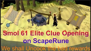 61 Elite Clue Opening on ScapeRune  Road to 15k Elites Treasure Trails Completed [upl. by Dlanod92]