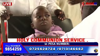 BEFORE AND AFTER THE HEALING OF YOUNG GIRL AFTER RECEIVING HOLY COMMUNION [upl. by Wylie]