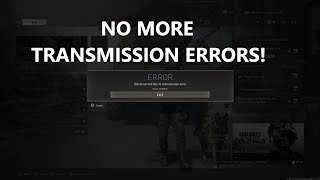 How To Fix Transmission Error Call Of Duty Modern Warfare check newest videoold method [upl. by Toby]