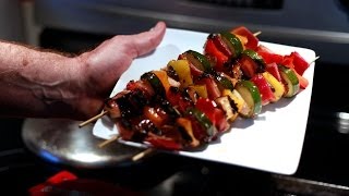 How To Make Vegetable Kabobs [upl. by Euqina]