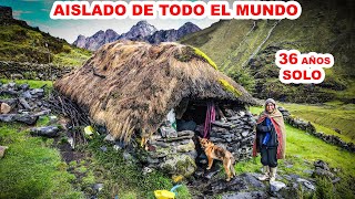 36 años VIVIENDO SOLO en un inhóspito rincón de los ANDES PERUANOS  Jordy Aventurero [upl. by Fitzgerald]