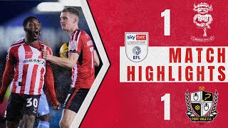 Lincoln City v Port Vale highlights [upl. by Davena221]