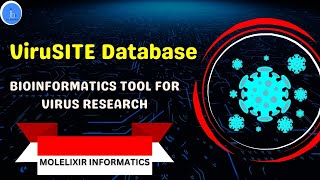 ViruSITE Database BIOINFORMATICS TOOL FOR VIRUS RESEARCH virology bioinformatics virusite [upl. by Kiki36]