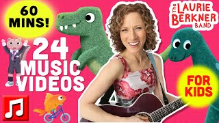 60 Minutes quotWaiting For The Elevatorquot Plus Lots More Laurie Berkner Music Videos [upl. by Meryl]