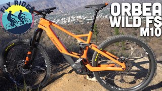 Electric Mountain Bike Kinematics Shine on The Orbea Wild FS M10  Full Review and First Ride [upl. by Chandal]