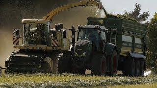 GPS Häckseln 2018  Krone Big X 700  Case  Fendt  John Deere [upl. by Idahs]