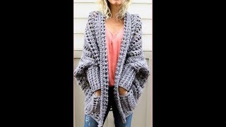 crochet chaqueta cardigan muy facil [upl. by Ashraf]