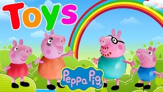 PEPPA PIG TOY EPISODES ★ PLAY DOH VIDEOS Peppa Dough Playsets [upl. by Atinav]