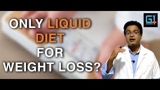 Liquid diet helps lose weight faster [upl. by Adidnac]