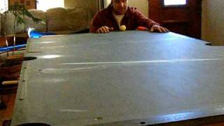 Pool table Installation part 5 three pieces of slate mpeg2video [upl. by Manard716]