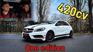 MERCEDES A45 AMG Stage 2 420cv La compacte pour jeune pressé [upl. by Ayalat]