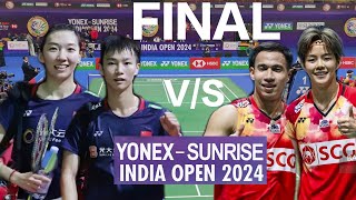 DECHAPOLSAPSIREE VS JIANG ZHEN BANGWEI YA XIN YONEXSUNRISE INDIA OPEN 2024  FINAL [upl. by Oech]