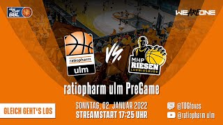 PreGame  ratiopharm ulm vs MHP RIESEN Ludwigsburg [upl. by Countess]