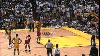 Lakers Vs Bulls 1991 NBA Finals Game 5 Part 2 [upl. by Ahsikam]