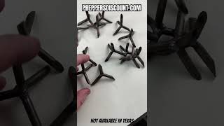 LIMITED RELEASE World War Military Style Caltrops Prepper Most Effective Perimeter Defense [upl. by Kelcey285]