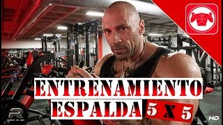 entrenamiento espalda 5 X 5 [upl. by Niai3]