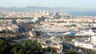 Trafalgar Tours  Panorama of Barcelona Spain MOV03570MPG [upl. by Ainattirb]