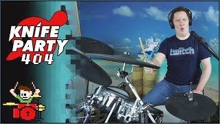 Knife Party  404 On Drums [upl. by Enyawud]